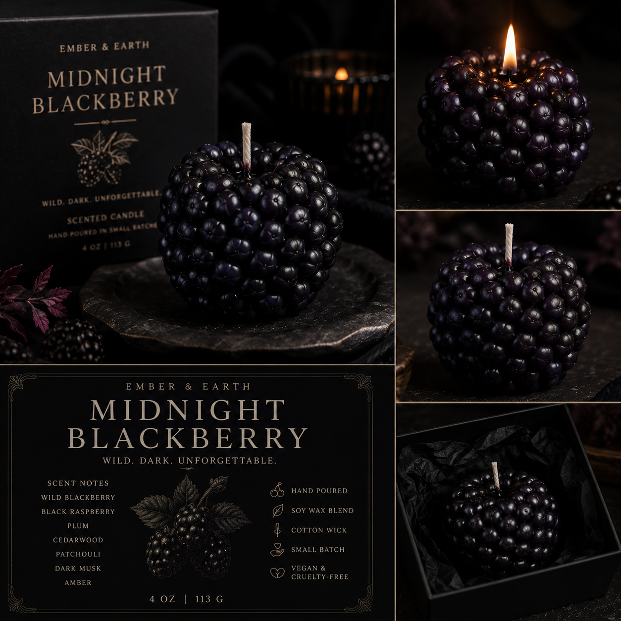 Midnight Blackberry™ Ember & Earth  Wild. Dark. Unforgettable.